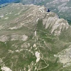 Flugwegposition um 13:36:14: Aufgenommen in der Nähe von Département Hautes-Alpes, Frankreich in 3336 Meter